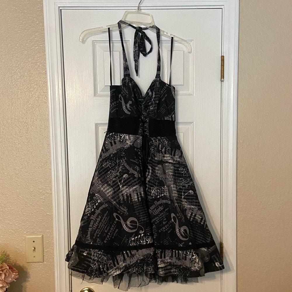 Hot Topic Halter Dress - size Medium